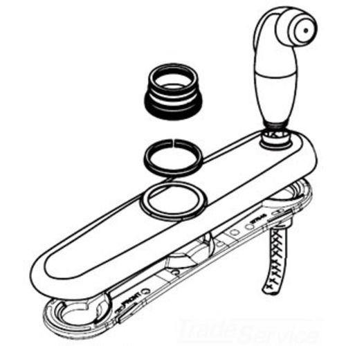 Moen 126961BC Moen 126961BC Part Escutcheon with Service Kit