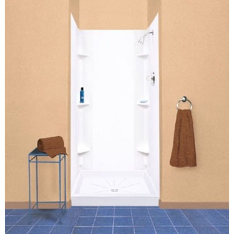 MUSTEE 247WHT 42X48 SHOWERWALL DURAWALL WHITE | PlumbersStock