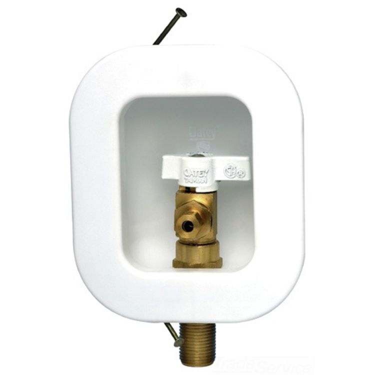 Oatey 38611 Ice Maker Box with Valve IPS Connection PlumbersStock